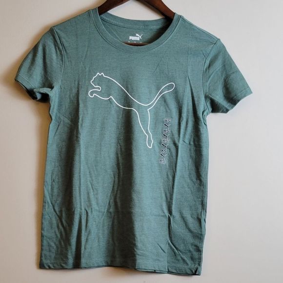 PUMA RTG Heather Logo Tee Size XS - Picture 3 of 5